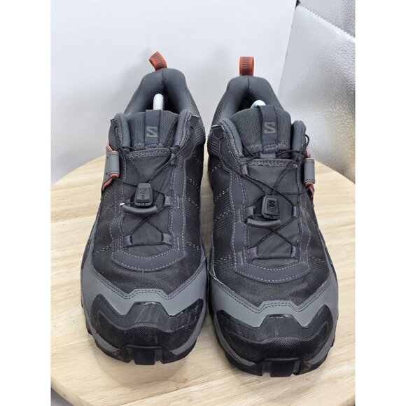 Salomon X Ultra 5 Mid GTX Men's 12 Hiking Shoes, Asphalt/Castlerock/Burnt Ochre - Picture 4 of 11